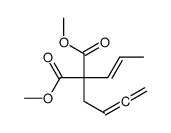 dimethyl 2-buta-2,3-dienyl-2-prop-1-enylpropanedioate Structure