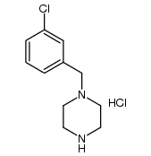 1-(3-氯苄基)哌嗪盐酸盐结构式
