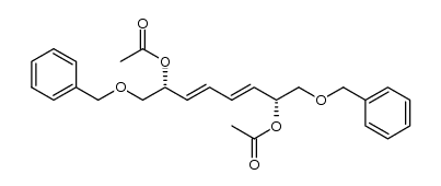 (2R,7R)-2,7-di-O-acetyl-1,8-di-O-benzyl-23,5E-octadiene-1,2,7,8-tetraol结构式