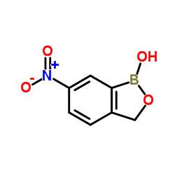 6-Nitro-2,1-benzoxaborol-1(3H)-ol Structure