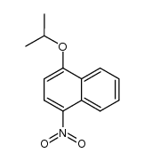 isopropyl-(4-nitro-[1]naphthyl)-ether Structure