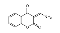 3-aminomethylene-2H-chroman-2,4-dione结构式
