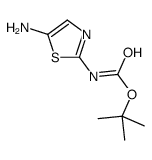 tert-butyl 5-aminothiazol-2-ylcarbamate结构式