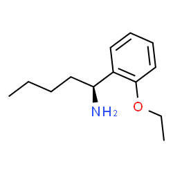 (1S)-1-(2-ETHOXYPHENYL)PENTYLAMINE结构式