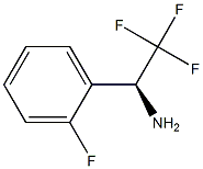 (S)-2,2,2-Trifluoro-1-(2-fluorophenyl)ethanaMine结构式