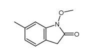 1-methoxy-6-methylindolin-2-one Structure