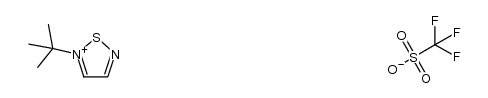 2-(tert-butyl)-1,2,5-thiadiazol-2-ium trifluoromethanesulfonate Structure