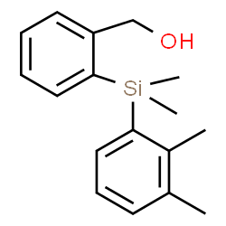 2-[(2,3-Dimethylphenyl)dimethylsilyl]benzyl alcohol结构式