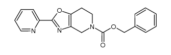 2-pyridin-2-yl-6,7-dihydro-4H-oxazolo[4,5-c]pyridine-5-carboxylic acid benzyl ester结构式