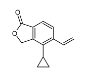 4-cyclopropyl-5-vinyl-2-benzofuran-1(3H)-one Structure