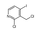 2-Chloro-3-(chloromethyl)-4-iodopyridine结构式