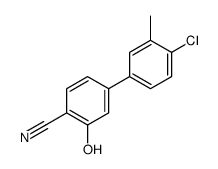 4-(4-chloro-3-methylphenyl)-2-hydroxybenzonitrile结构式