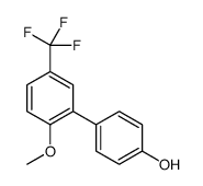 4-[2-methoxy-5-(trifluoromethyl)phenyl]phenol结构式