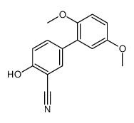 5-(2,5-dimethoxyphenyl)-2-hydroxybenzonitrile结构式