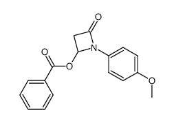 4-benzoyloxy-1-(4-methoxyphenyl)azetidin-2-one Structure