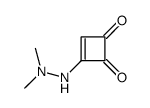 3-(2,2-dimethylhydrazinyl)cyclobut-3-ene-1,2-dione Structure