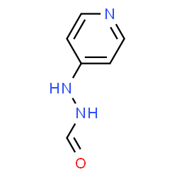 Hydrazinecarboxaldehyde, 2-(4-pyridinyl)- (9CI) structure