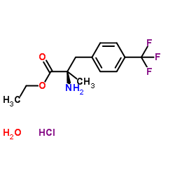 α-Me-D-Phe(4-CF3)-OEt·HCl·H2O Structure