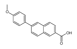 6-(4-Methoxyphenyl)-2-naphthalenecarboxylic acid Structure