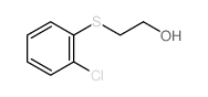 2-(2-chlorophenyl)sulfanylethanol structure