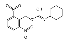 (2,6-dinitrophenyl)methyl N-cyclohexylcarbamate Structure