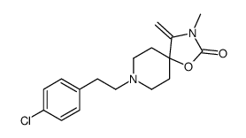 8-[2-(4-chlorophenyl)ethyl]-3-methyl-4-methylidene-1-oxa-3,8-diazaspiro[4.5]decan-2-one结构式