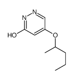 4-pentan-2-yloxy-1H-pyridazin-6-one结构式