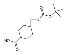 2-[(叔丁氧基)羰基] -2-氮杂螺[3.5]壬烷-7-羧酸结构式
