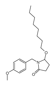 1-[(4-methoxyphenyl)methyl]-5-octoxypyrrolidin-2-one结构式