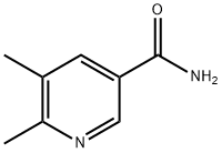 5,6-二甲基吡啶-3-甲酰胺结构式