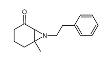 6-methyl-7-phenethyl-7-azabicyclo[4.1.0]heptan-2-one Structure