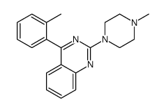 4-(2-methylphenyl)-2-(4-methylpiperazin-1-yl)quinazoline Structure