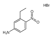 3-ethyl-4-nitro-anilinium bromide Structure