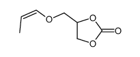 4-(1-propenyloxymethyl)-1,3-dioxolan-2-one Structure