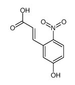 3-(5-hydroxy-2-nitrophenyl)prop-2-enoic acid Structure