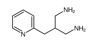 2-(pyridin-2-ylmethyl)propane-1,3-diamine结构式