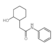 Cyclohexaneacetamide, 2-hydroxy-N-phenyl-结构式