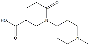 1'-methyl-6-oxo-[1,4'-bipiperidine]-3-carboxylic acid结构式
