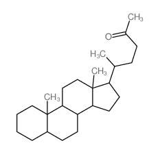 26,27-Dinor-5b-cholestan-24-one (8CI) structure