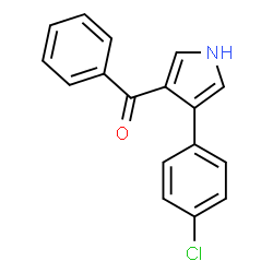 [4-(4-Chlorophenyl)-1H-pyrrol-3-yl](phenyl)methanone structure