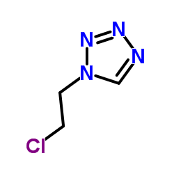 1-(2-Chloroethyl)-1H-tetrazole结构式