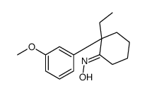 2-Ethyl-2-(3-methoxyphenyl)cyclohexanone oxime结构式