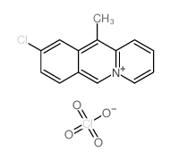 9-chloro-11-methylbenzo[b]quinolizin-5-ium,perchlorate Structure