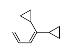 1-cyclopropylbuta-1,3-dienylcyclopropane Structure