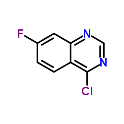 4-Chloro-7-fluoroquinazoline Structure