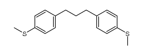 1,3-bis(4-(methylthio)phenyl)propane结构式