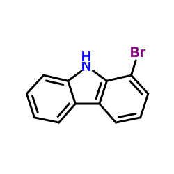 1-溴-9H-咔唑结构式