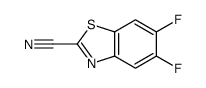 2-Benzothiazolecarbonitrile,5,6-difluoro-(9CI) Structure