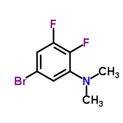 5-Bromo-2,3-difluoro-N,N-dimethylaniline结构式