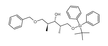 (2R,3S,4R)-1-(Benzyloxy)-5-[(tert-butyldiphenylsilyl)oxy]-2,4-dimethyl-3-pentanol Structure